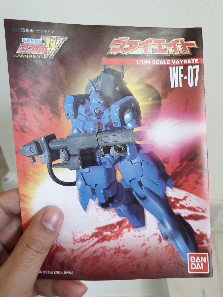 Not the best look of the Vayeate of course, though  I do appreciate that they tried to use the actual model but we do prefer if they were to stick with using the boxart picture for the cover instead